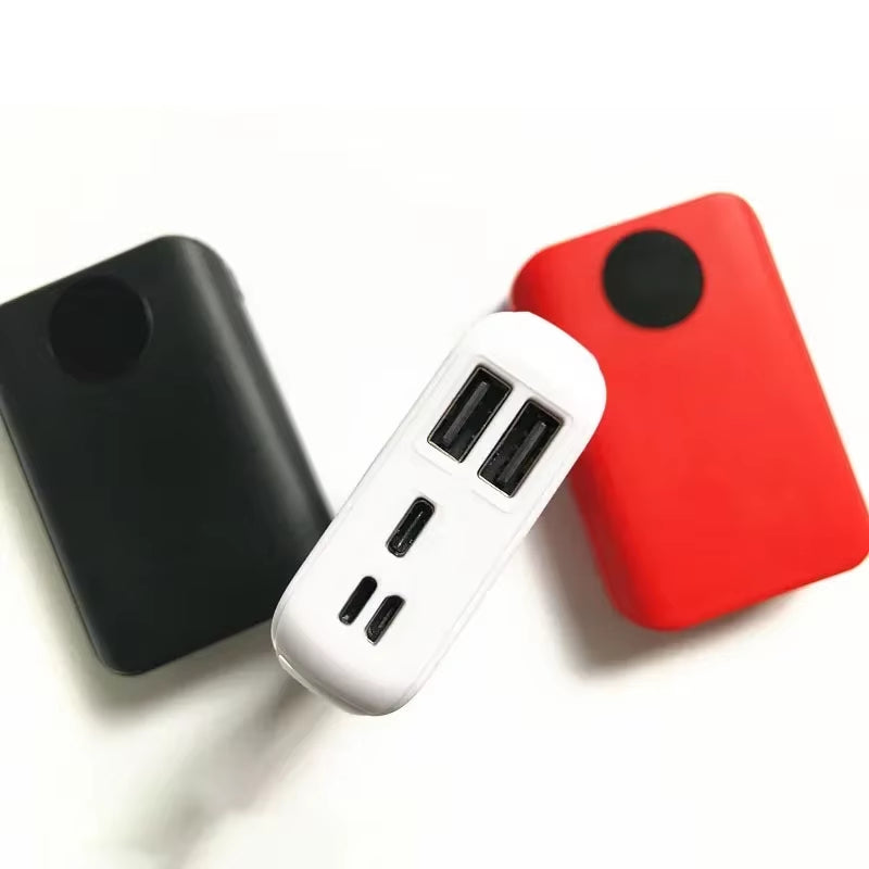 Portable 2 USB Ports Powerbank DIY Case 3X 18650 Battery Charger Mobile Phone Charger Power Bank Box Shell Kit for Iphone Huawei