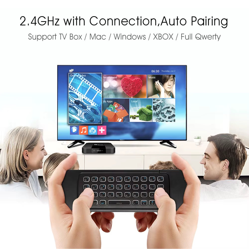 MX3 Backlit Air Mouse Smart Voice Remote Control MX3 Pro 2.4G Wireless Keyboard Gyro IR for Android TV Box T9 X96 Mini H96 Max