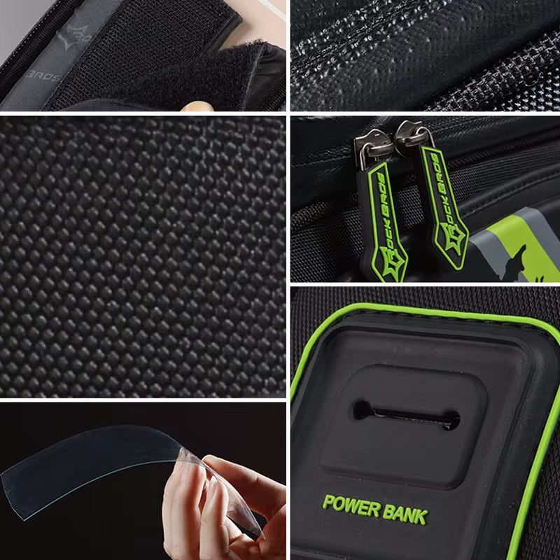 Bicycle Frame Front Tube Waterproof Bike Bag Touch Screen Bike Saddle Package for 5.8 /6 in Cell Phone Bike Accessories