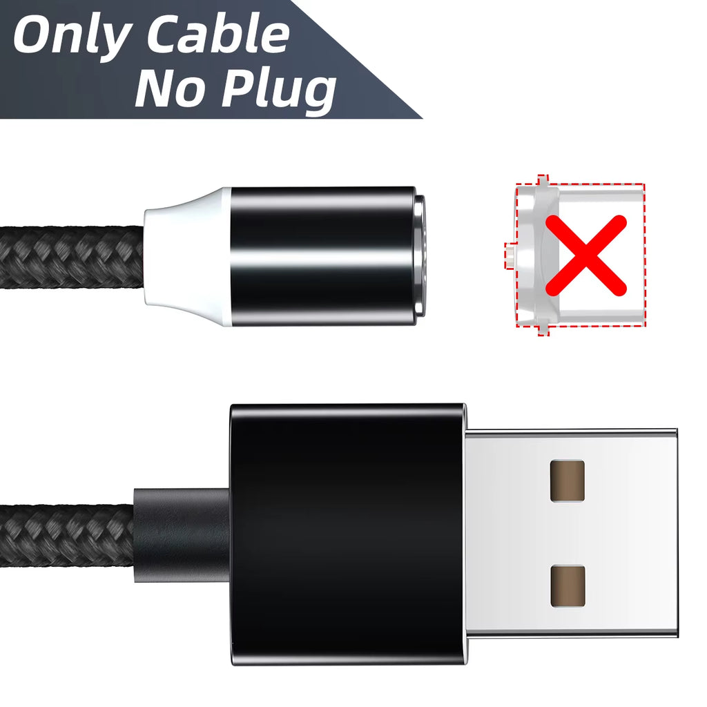 6Pcs Magnetic Tips Universal for round Magnetic Cable Micro USB Type C Magnet Replacement Parts Mobile Phone Dust Plug Adapter